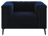 Chalet Tuxedo Arm Chair Blue - 509213 - Luna Furniture