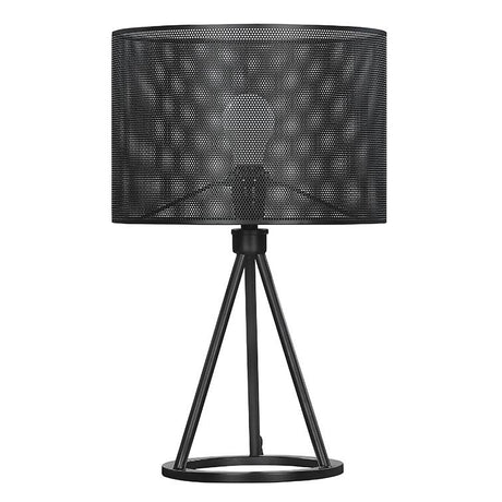 Chapin Metal Mesh Shade Table Lamp Matte Black - 923300 - Luna Furniture
