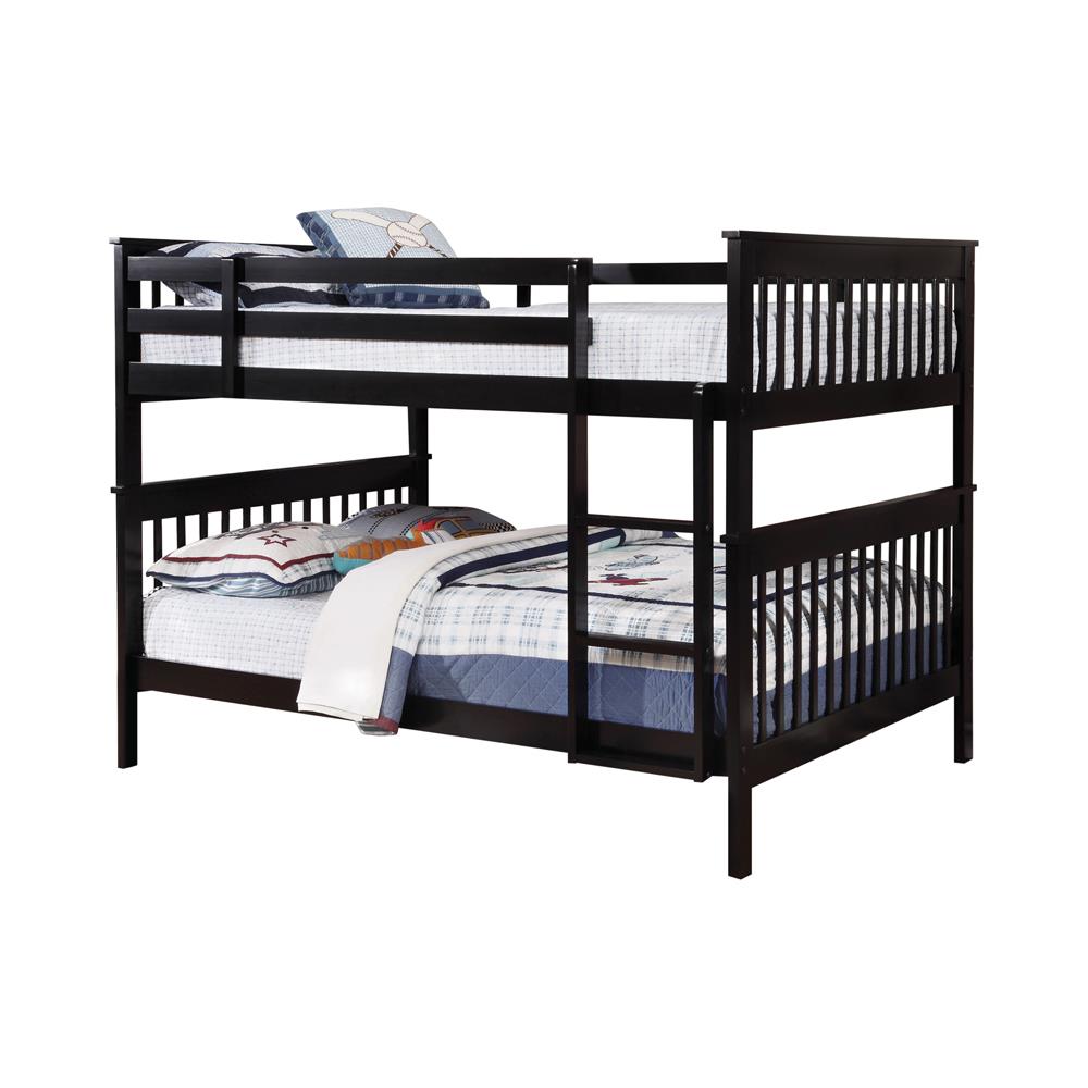 Chapman Black Full Over Full Bunk Bed from Coaster - Luna Furniture