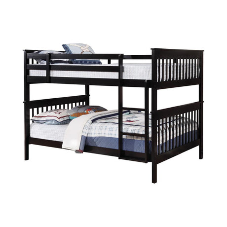 Chapman Black Full Over Full Bunk Bed from Coaster - Luna Furniture