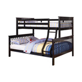 Chapman Black Twin Over Full Bunk Bed from Coaster - Luna Furniture