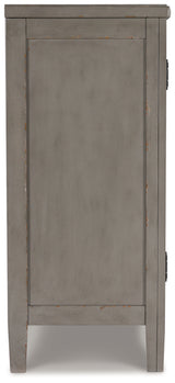 Charina Antique Gray Accent Cabinet - T784-40 - Luna Furniture