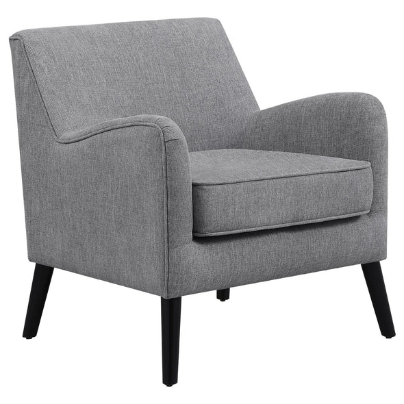 Charlie Upholstered Accent Chair with Reversible Seat Cushion - 909475 - Luna Furniture