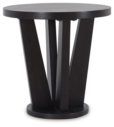CHASINFIELD Dark Brown End Table - T458-6 - Luna Furniture
