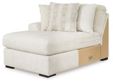 Chessington Ivory Left-Arm Facing Corner Chaise from Ashley - Luna Furniture
