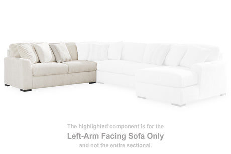 Chessington Ivory Left-Arm Facing Sofa from Ashley - Luna Furniture
