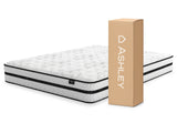 Chime 10 Inch Hybrid White California King Mattress in a Box from Ashley - Luna Furniture