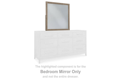 Chrestner Gray Bedroom Mirror (Mirror Only) from Ashley - Luna Furniture