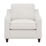 Christine Upholstered Cushion Back Chair Beige - 552063 - Luna Furniture