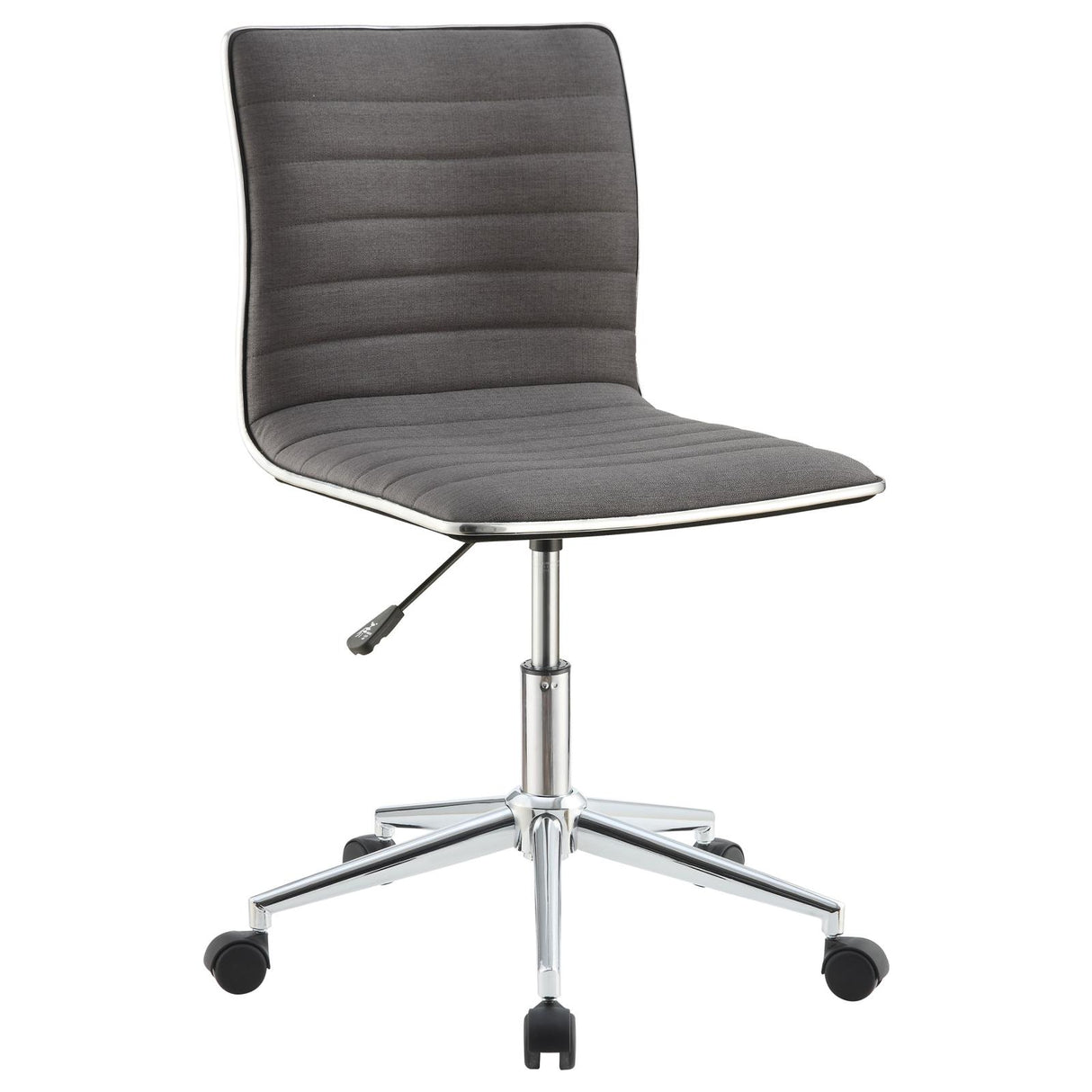 Chryses Adjustable Height Office Chair Grey and Chrome - 800727 - Luna Furniture