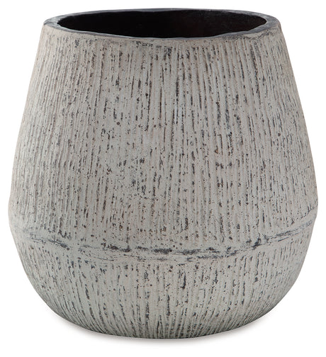 Claymount Distressed Brown Vase from Ashley - Luna Furniture