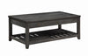 Cliffview Lift Top Coffee Table with Storage Cavities Grey - 722288 - Luna Furniture