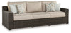 Coastline Bay Brown Outdoor Sofa with Cushion - P784-838 - Luna Furniture