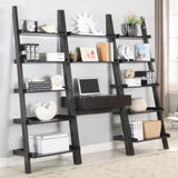 Colella 5-shelf Ladder Bookcase Cappuccino - 800338 - Luna Furniture