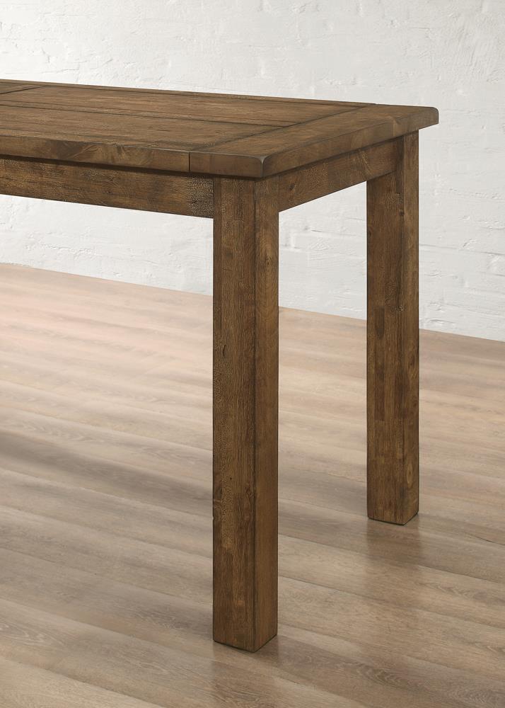 Coleman Counter Height Table Rustic Golden Brown - 192028 - Luna Furniture