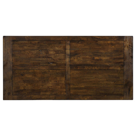 Coleman Rustic Golden Brown 5-Piece Dining Set from Coaster - Luna Furniture