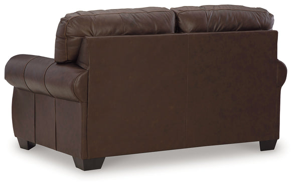 Colleton Dark Brown Loveseat - 5210735 - Luna Furniture