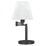 Colombe Rotatable Frame Table Lamp Off White and Matte Black - 923306 - Luna Furniture