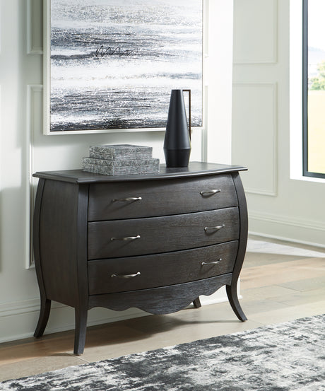 Coltner Black Accent Cabinet - A4000572 - Luna Furniture