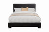 Conner Full Upholstered Panel Bed Black - 300260F - Luna Furniture