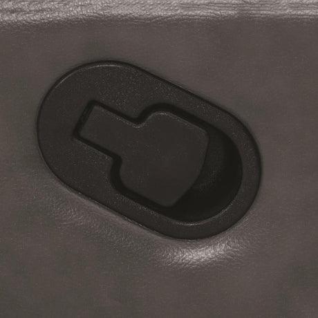 Conrad Gray Upholstered Motion Glider Recliner from Coaster - Luna Furniture