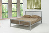 Cooper Full Metal Bed Silver - 300201F - Luna Furniture