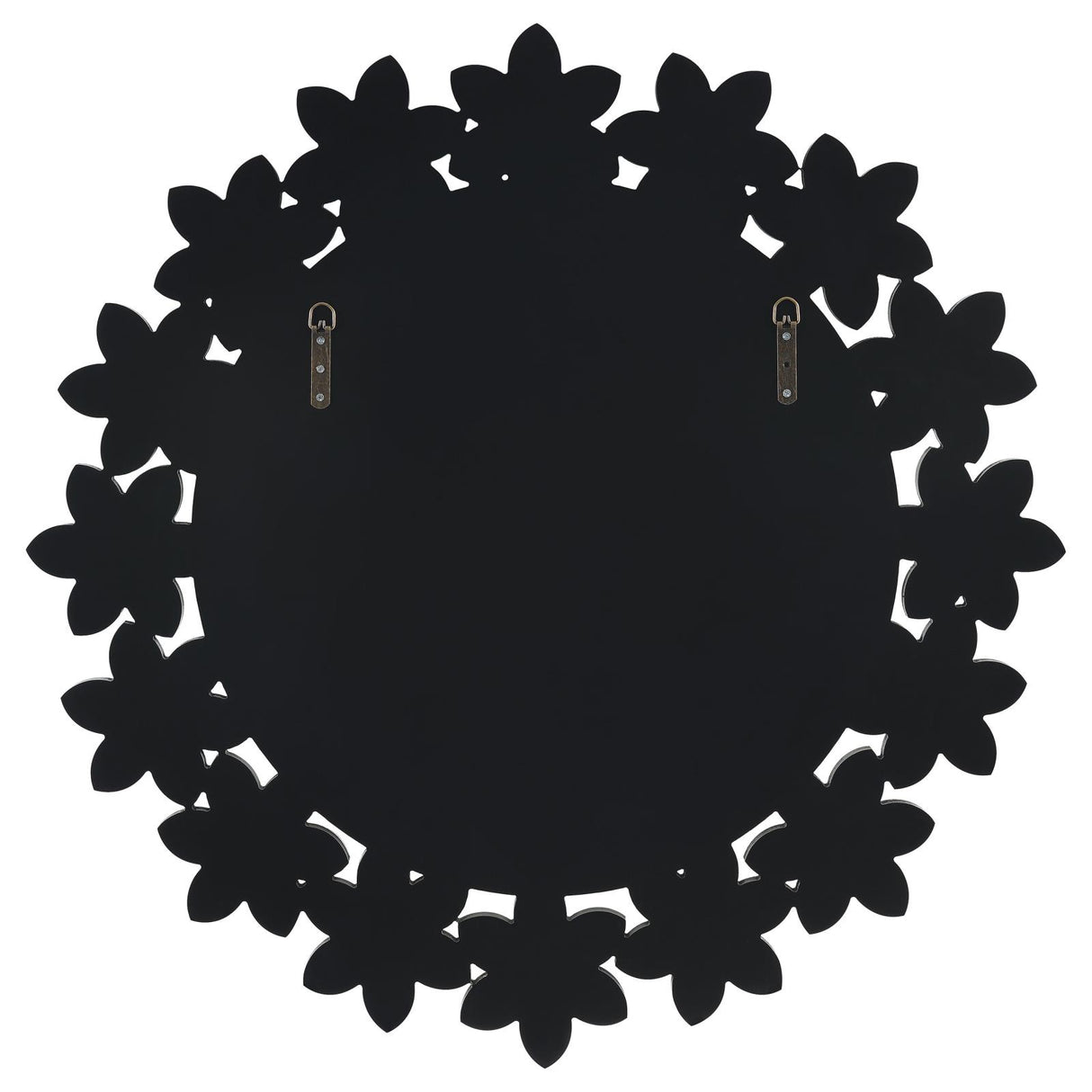 Cordelia Round Floral Frame Wall Mirror - 961622 - Luna Furniture