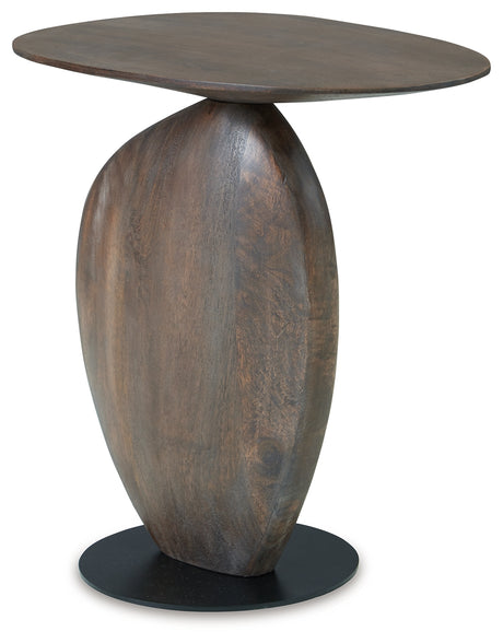 Cormmet Brown/Black Accent Table from Ashley - Luna Furniture