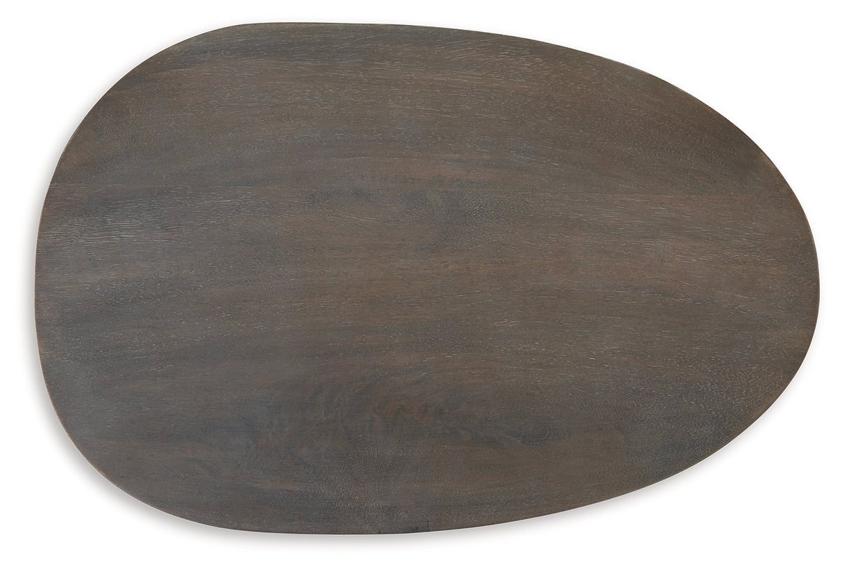 Cormmet Brown/Black Accent Table - A4000612 - Luna Furniture