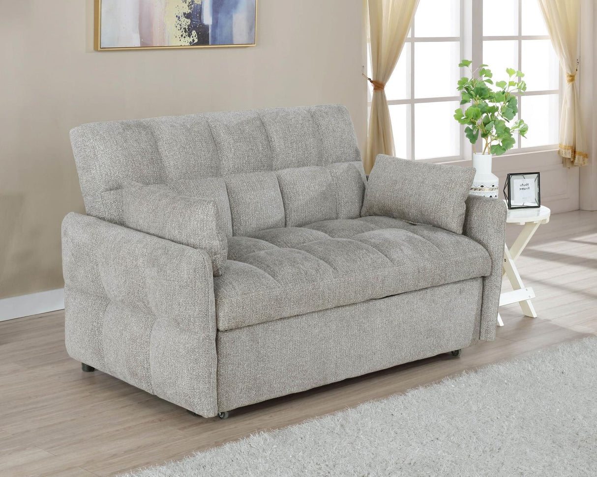 Cotswold Beige Tufted Cushion Sleeper Sofa Bed from Coaster - Luna Furniture