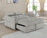 Cotswold Beige Tufted Cushion Sleeper Sofa Bed from Coaster - Luna Furniture
