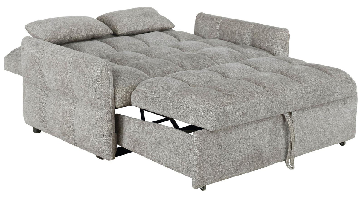 Cotswold Beige Tufted Cushion Sleeper Sofa Bed from Coaster - Luna Furniture