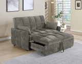 Cotswold Brown Tufted Cushion Sleeper Sofa Bed from Coaster - Luna Furniture