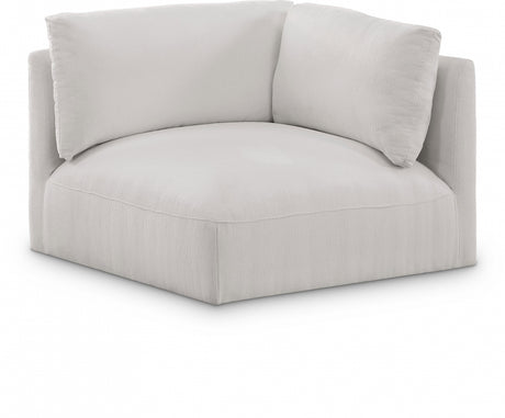 Cream Ease Fabric Modular Corner Chair - 696Cream-Corner - Luna Furniture