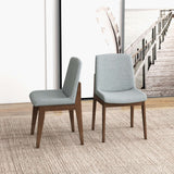 Crystal Dining Chair (Set of 2) Dark Grey - AFC00023 - Luna Furniture