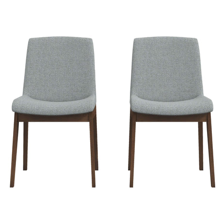 Crystal Dining Chair (Set of 2) Light Grey - AFC00025 - Luna Furniture