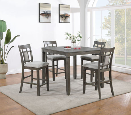 D2010 - Pub Table + 4 Chairs - D2010 - Luna Furniture