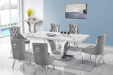 D4041 - Dining Table + 6 Chair Set - D4041 - Luna Furniture