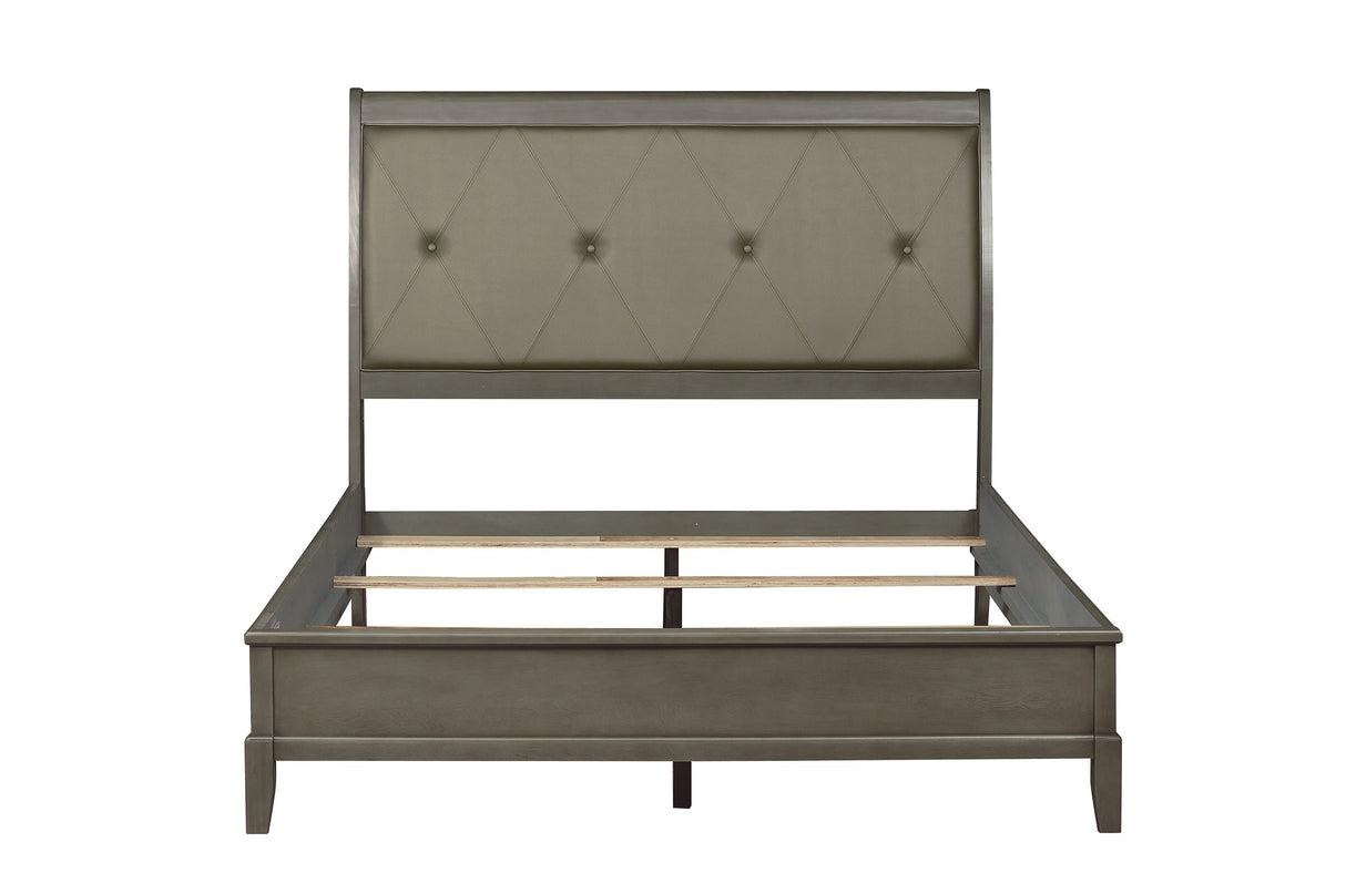 Cotterill Gray King Panel Bed