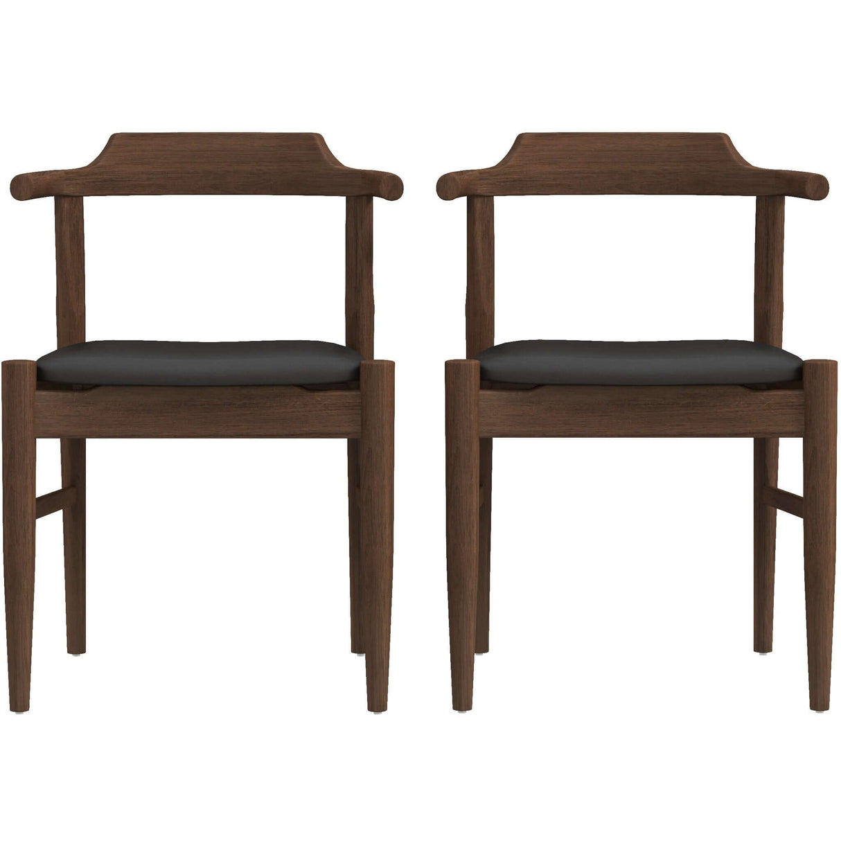 Daisy Dining Chair (Set of 2) Grey Fabric from Midinmod - Luna Furniture