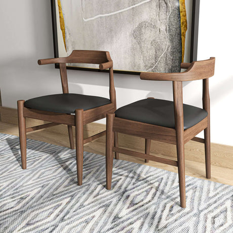 Daisy Dining Chair (Set of 2) Grey Fabric from Midinmod - Luna Furniture
