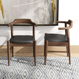 Daisy Dining Chair (Set of 2) Grey Fabric - AFC00291 - Luna Furniture