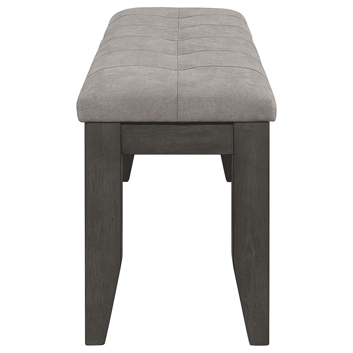 Dalila Gray and Dark Gray Padded Cushion Bench from Coaster - Luna Furniture