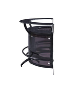 Dallas Smoked and Black 3-Bottle Wine Rack Bar Unit from Coaster - Luna Furniture