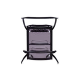 Dallas Smoked and Black 3-Bottle Wine Rack Bar Unit from Coaster - Luna Furniture