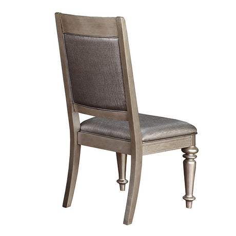 Danette Open Back Side Chairs Metallic (Set of 2) - 106472 - Luna Furniture