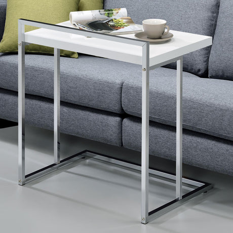 Dani Rectangular Snack Table with Metal Base - 936118 - Luna Furniture