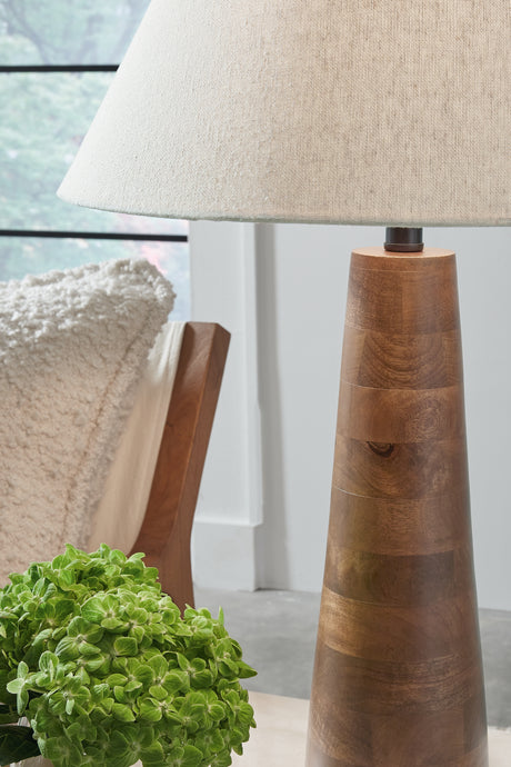 Danset Brown Table Lamp from Ashley - Luna Furniture