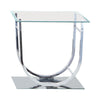 Danville U-shaped End Table Chrome - 704987 - Luna Furniture