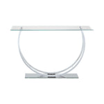 Danville U-shaped Sofa Table Chrome - 704989 - Luna Furniture
